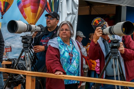 Lens Testing at Canon's Sponsor Booth