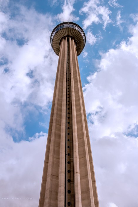 Tallest building in San Antonio: Tower of the Americas, built as part of HemisFair '68, the World's Fair. Architecht: O'Neil Ford